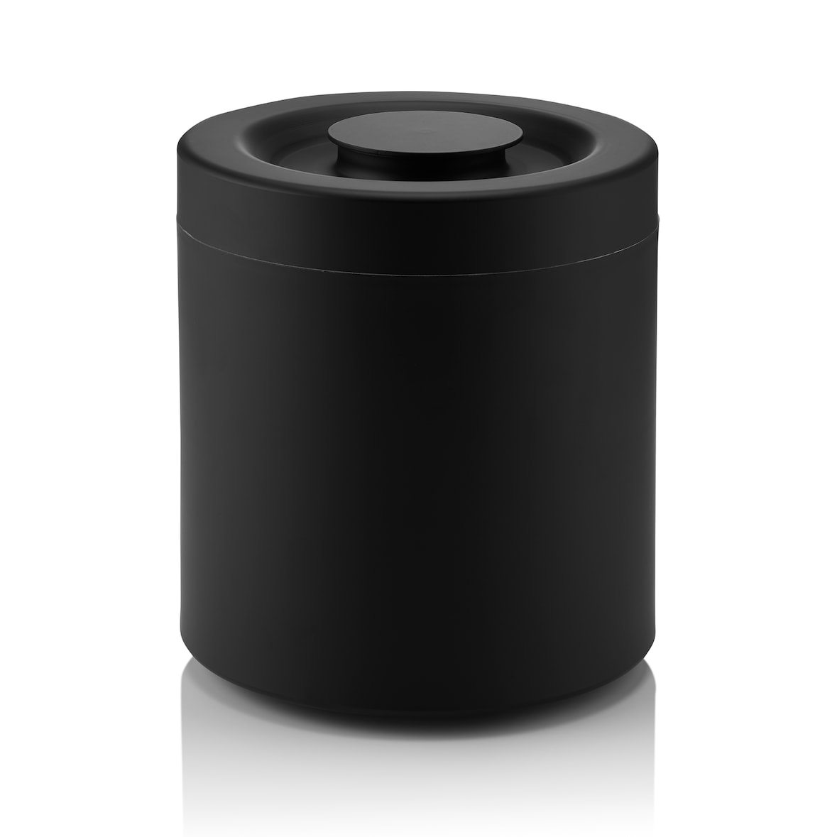 Eisbox NOCTURN, Ø 18,5 cm, Höhe 21 cm, schwarz matt, Aluminium, Polystyrol