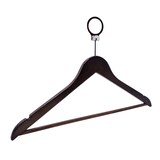 thumbnail of Gruccia in legno con gancio antifurto colore noce