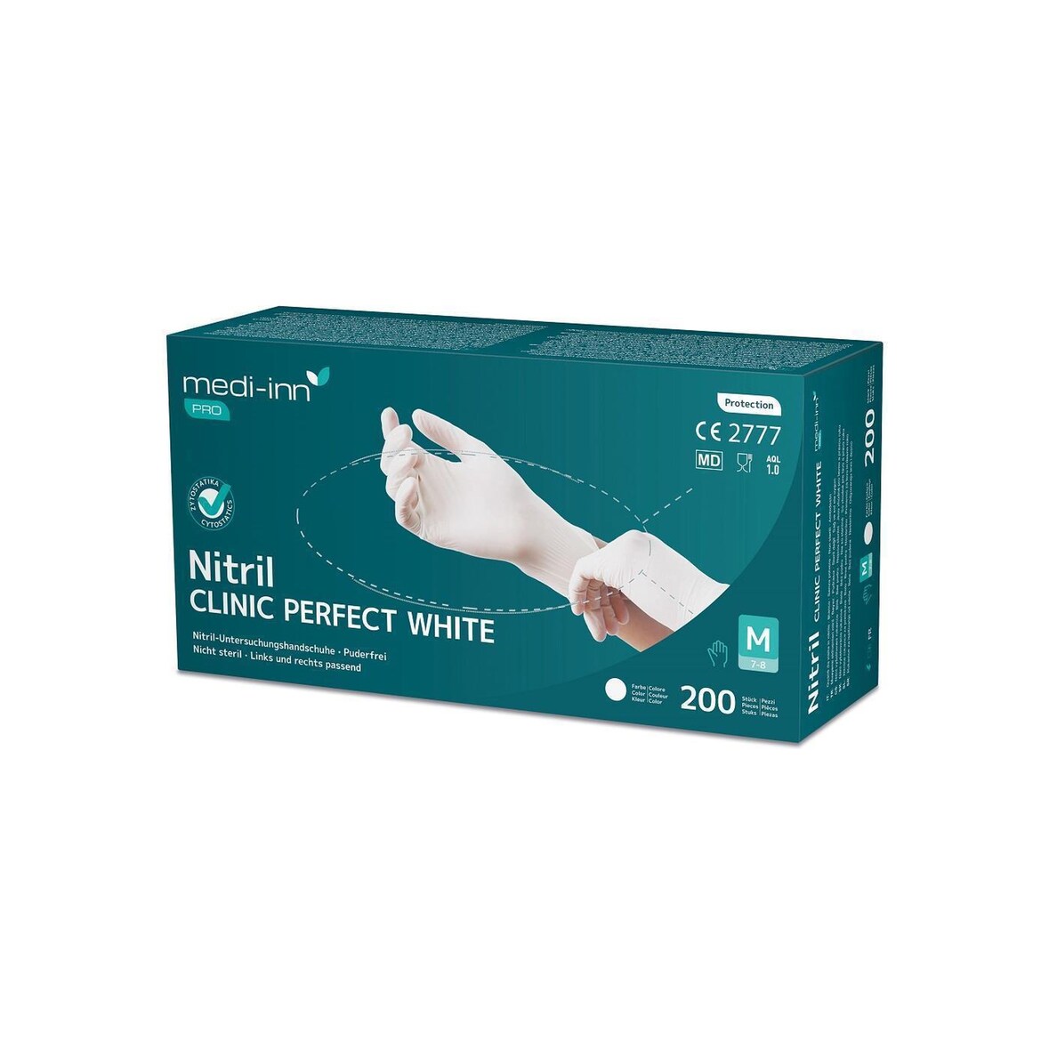 Medi-Inn Pro Clinic Perfect White - Gr. XL - puderfrei - 2000 Einmalhandschuhe