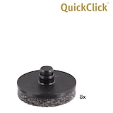 thumbnail of WAGNER QuickClick® 8er-Set Filz Ersatzgleiter ULTRASOFT Ø 20 mm für Basis SMART 16 / 20 & 18 / 22 mm, DE Ware - 15787900