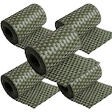 thumbnail of Polyrattan Sichtschutzstreifen Privafence 255x19 cm - Sichtschutz für Doppelstabmatten Zaun 5 Rollen Grün