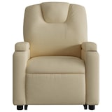 thumbnail of vidaXL Elektrischer Massagesessel mit Aufstehhilfe Creme Stoff