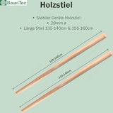 thumbnail of Stabiler Saalbesen 100cm Breit mit Stielstabilisator und Stiel 140cm Lang schwarze weiche Kunsthaar Borsten Kehrbesen Besen