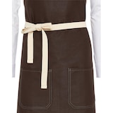 thumbnail of SANTORINI - Contrasted Bib Apron with Pocket: One Size / Black