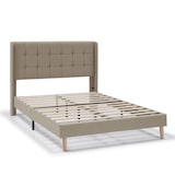 thumbnail of Estructura de Cama tapizada Esther de 30 cm, 150x190 cm, Beige
