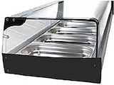 thumbnail of Vitrina de Tapas Refrigerada, 2 Metros Ancho, Cristal Recto, 8 Cubetas, Puertas Correderas, LED
