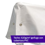 thumbnail of Tenda Pavilhão Dobrável Profissional 3x4,5m | Alumínio Hexagonal 50x50x2 mm | Teto PVC 520g/m² Reação ao Fogo M2 | Branco