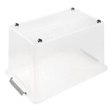 thumbnail of Keeeper Lars - Clipbox Lars Aufbewahrungsbox 60 Liter 58x39x35cm transparent mit Rollen und Clipdeckel