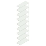 thumbnail of Aktenregal, Anbaufeld, HxBxT 2900x750x300mm, Fachl. 60kg, 9 OH, einseitig