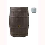 thumbnail of Récupérateur d'eau aérien tonneau "vino" 250l - MARRON