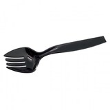 thumbnail of Einweg Serviergabeln Schwarz 23cm aus Plastik, 10 Stück - Mank