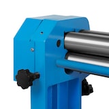 thumbnail of EBERTH Rundbiegemaschine für Bleche bis 1300 mm – 3 Stahlwalzen, ausschwenkbare Oberwalze, leichtgängige Handkurbel