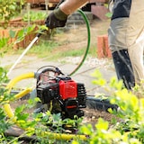 thumbnail of EBERTH 2 pk waterpomp met 12.000 l/u en 17,5 m opvoerhoogte, 1 inch aansluiting, tuinpomp vuilwaterpomp met 2-takt motor en 7 m opvoerhoogte