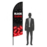 thumbnail of Drapeau Black Friday 2m40 - mât + voile - Drapeaupublicitaire