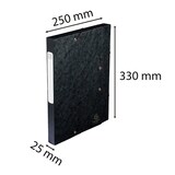 thumbnail of Exacompta 18516H 25x Archivbox Cartobox, flach geliefert, Rücken 25mm aus Colorspan-Karton, mit 3 Klappen und Gummizug, 25x33cm für DIN A4 - Schwarz