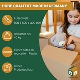 thumbnail of 60x Faltkarton 600x600x300mm Amazon FBA Heavy Mark braun Versandkarton DHL-Paket BB-Verpackungen