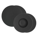 thumbnail of Villeroy & Boch Manufacture Rock Pasta Set schwarz 4-teilig
