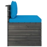 thumbnail of Muebles de jardín de palets 2 piezas cojines madera de pino