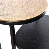 thumbnail of Console multi niveaux -  Noir Rectangle Fer Amadeus 100x29 cm