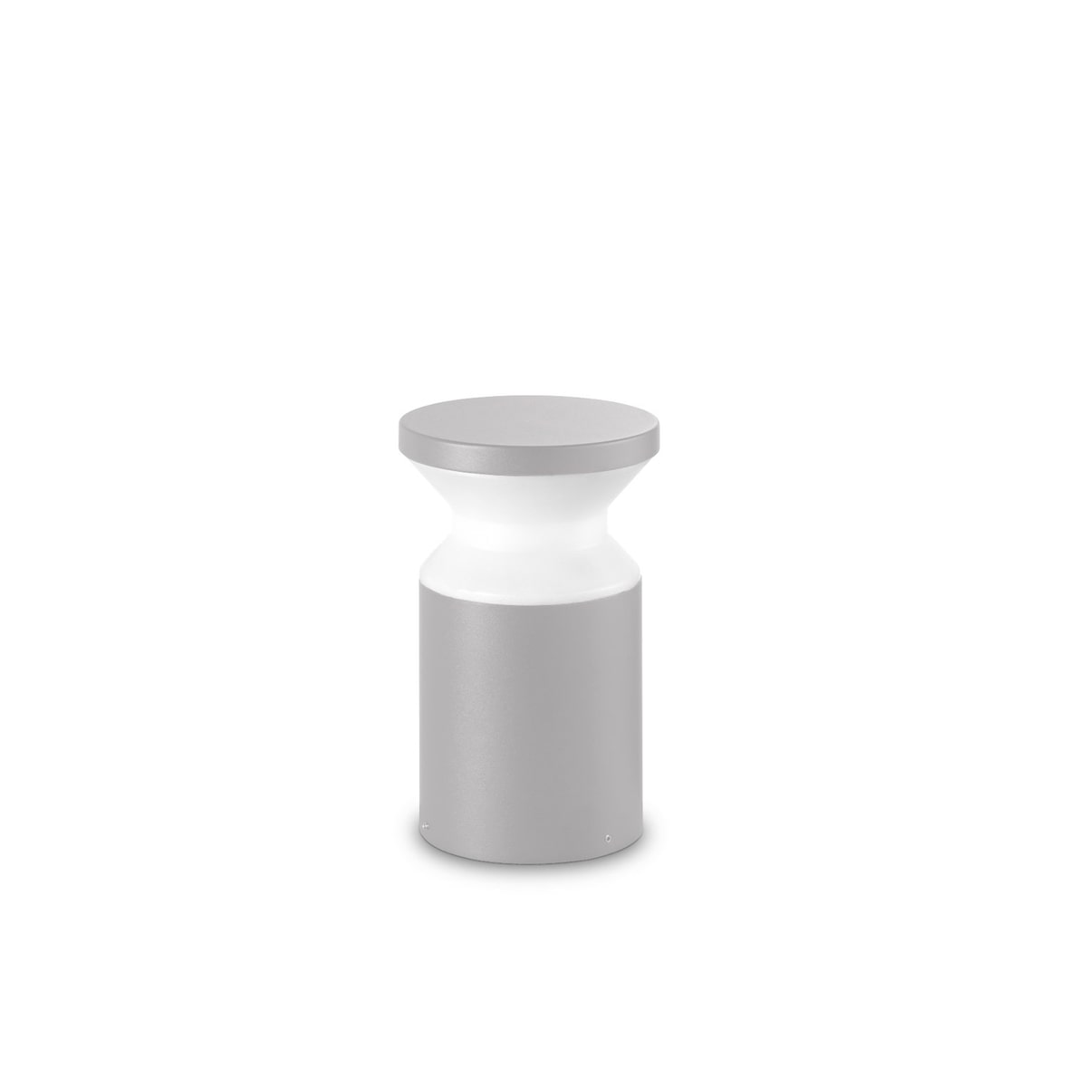 torre pt1, leuchtfeuer aus grauem aluminium h22, ideal lux
