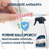 thumbnail of CLEANY Rimuovi Muffa Antimuffa per Muri Interni ed Esterni ad Azione Rapida Antimuffa Igienizzante Pronto all'Uso 500ml