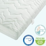 thumbnail of Matratze 90x200, Taschenfederkernmatratze H3 H4, Höhe ca. 22cm, 7 Zonen TFK Wendematratze 90x200cm mit hochwertigem Greenfirst® Bezug