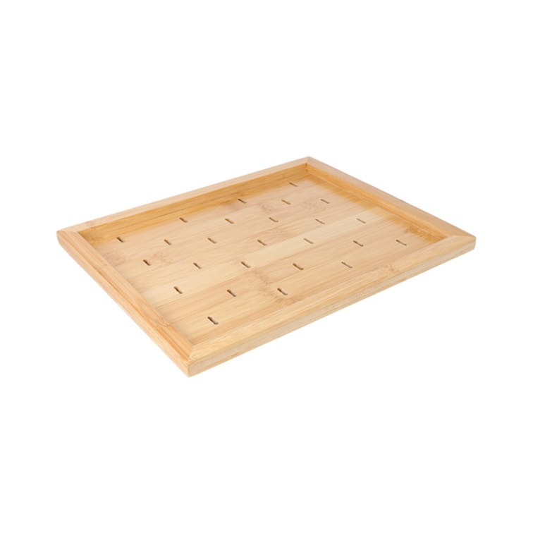 MONOUSO - Spießhalter aus Bambus 25x20cm (1 Stück)