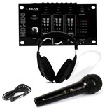 thumbnail of Casque Dj Sono + table de mixage MIX-800 IBIZA + Micro Dynamique Noir
