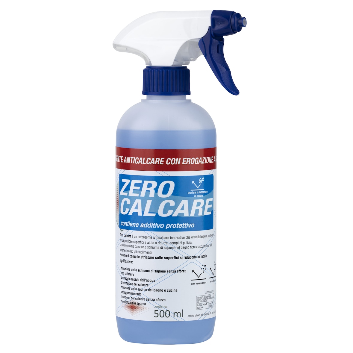 esseci clean zero calcare 1000 ml detergente anticalcare con additivo protettivo