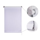 thumbnail of Rollo Verdunklungsrollo Sichtschutzrollo Sichtschutz Fensterrollo Jalousie Verdunklung Blickschutz Rollladen 150x115cm weiß Jet-Line