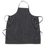thumbnail of Chef Works® Basic ENGLISH CHEF Latzschürze,  Schwarz-Weiß-gestreift