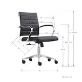 thumbnail of Bureaustoel Cádiz Zwart