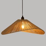thumbnail of Luminaire Suspension en métal et corde Beige 58 cm