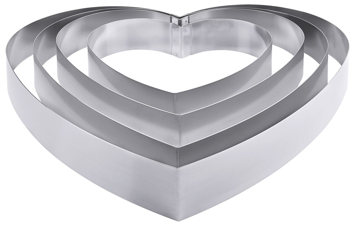 Contacto,Tortenring, HERZ 22,5 cm