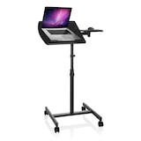 thumbnail of STA WERKPLEK Laptop sta tafel (laptoptafel) met wielen VM-SL, zwart hjh OFFICE