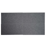 thumbnail of Lot de 6 panneaux muraux acoustiques HWC-L52, panneaux muraux acoustiques, insonorisant 1qm surface 60x30cm ~ gris