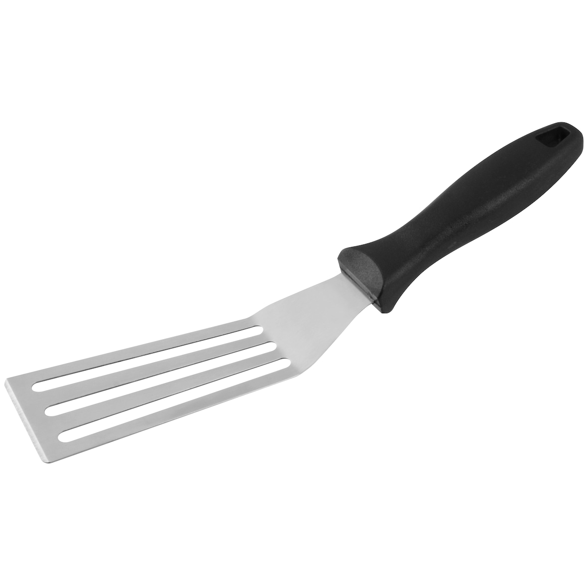 METRO PROFESSIONAL Küchenspachtel, Edelstahl/Polypropylen, 27.3 x 5 cm, silber/schwarz