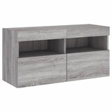thumbnail of vidaXL TV-Wandschrank mit LED-Leuchten Grau Sonoma 80x30x40 cm
