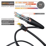 thumbnail of Primewire LAN-Kabel CAT.7, RJ-45 (Ethernet), Gigabit Ethernet S/FTP Netzwerkkabel, 10000 Mbit/s, Patchkabel - 1m