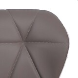 thumbnail of Décoshop26 - Tabouret de bar chaise de comptoir hauteur réglable en synthétique taupe gris cadre en acier chromé 04_0005263