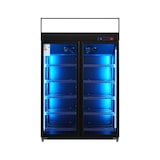 thumbnail of Gasfrit - Armario expositor para bebidas refrigerado 2 puertas  1253 x 750 x 2080 mm 1300 litros  refrigeración ventilada Luz led colorida