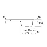 thumbnail of Villeroy&Boch Spülbecken, Küchenspüle Architectura 45 Steam 800x510mm, Unterschrankbreite 45cm