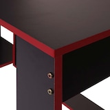 thumbnail of Décoshop26 - Computertisch 120x60x76cm schwarz/rot MDF 04_0001454