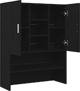 thumbnail of vidaXL Waschmaschinenschrank Schwarz Eichen-Optik 70,5x25,5x90 cm