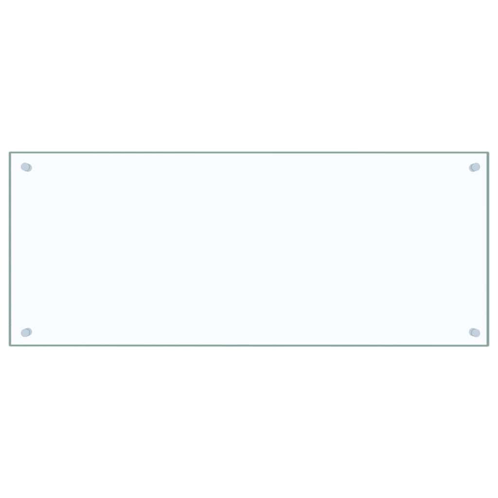 vidaXL Küchenrückwand Transparent 100×40 cm Hartglas