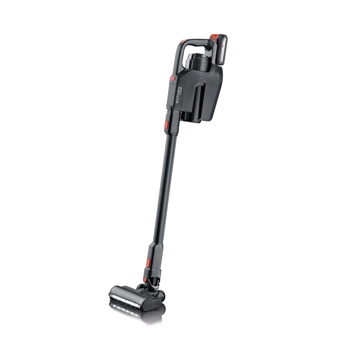 Aspirador Sem Fios C/ Saco SEPURO Severin HV7187; Capacidade sucção: 24kPa; Capacidade: 1L; Autonomia: 60 minutos; Bateria lítio Einhell 18V 3000mAh