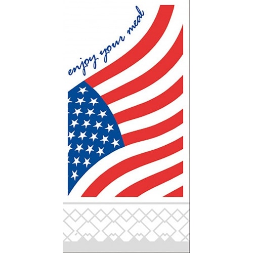 Mank Serviette aus Tissue Design USA, 40 x 40 cm, 1/8 Falz, 125 Stück