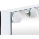 thumbnail of Specchio per trucco con luci Murrieta bianco