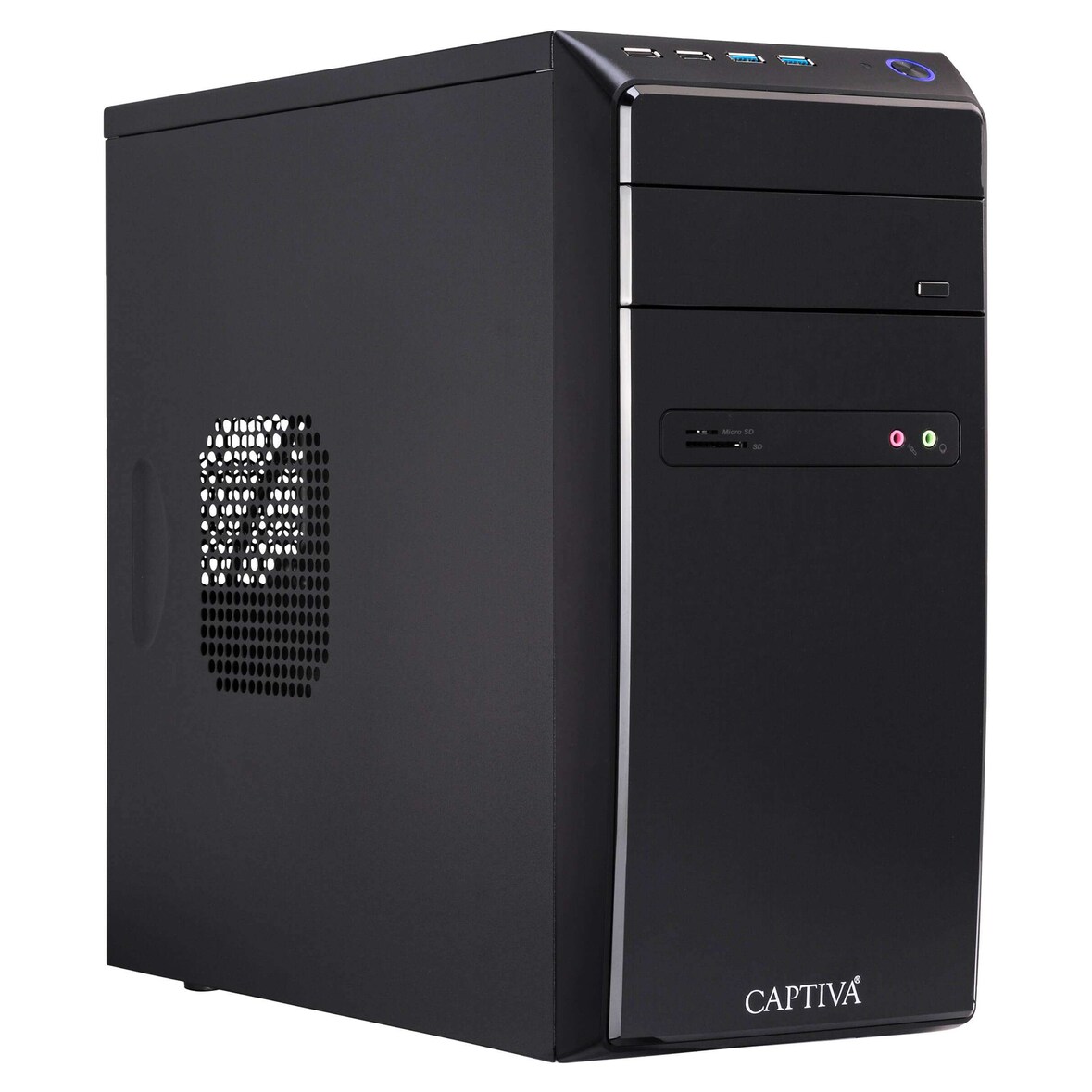 Captiva PC Power Starter R64-121 (Ryzen 5 5600G/SSD 500GB/16GB/DVD-RW/WLAN/w/o OS)