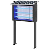 thumbnail of Outsunny Elettroinsetticida Solare a 60 LED e Rete di Protezione Nero